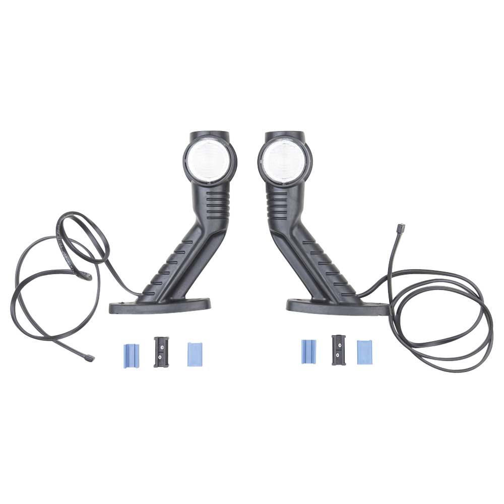 Feux de position LED 12 V / 24 V montés Feux de position LED 12 V / 24 V montés