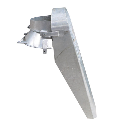 Goulotte de vidange orientable