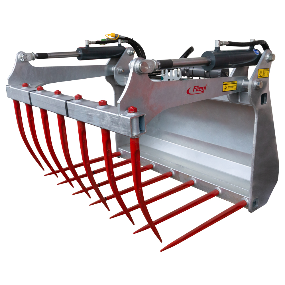 Fourche-crocodile pour ensilage et fumier
