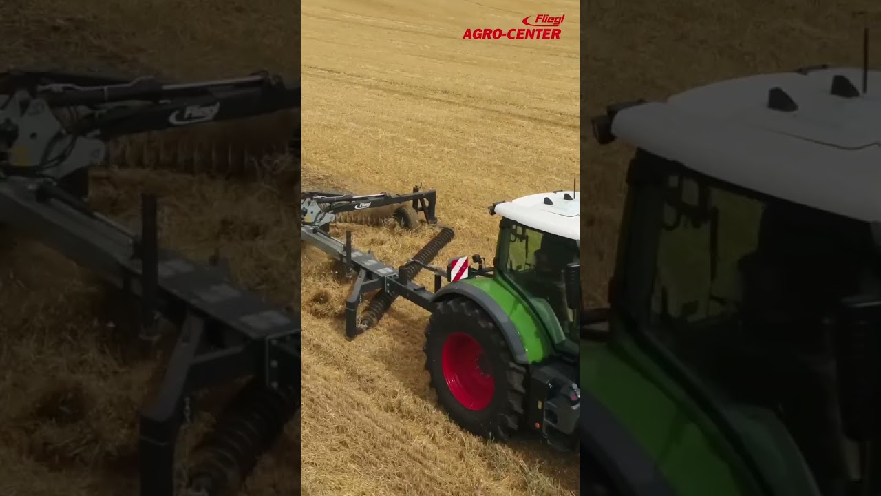 Déchaumeur à disque sur chaine KSE 680 #fliegl #shorts