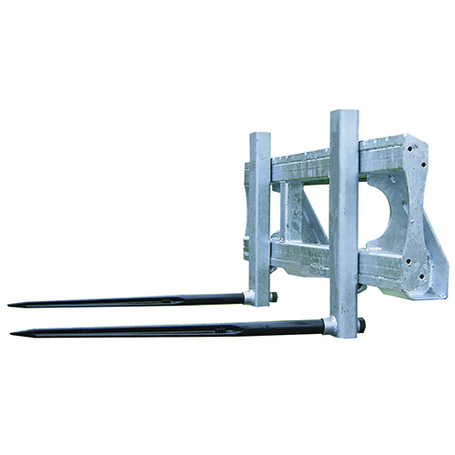 Attelage pour dents de balle ronde, réglable