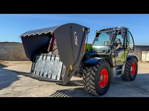 Fourche coupante pour ensilage 